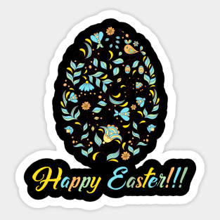 Happy Easter Sticker